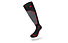 Lenz Heat Sock 1.0 Calze da sci riscaldanti, Black/Red