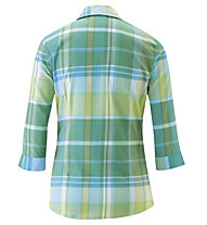 Maier Sports Sana 3/4 - camicia a maniche corte - donna, Green/Blue