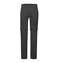 Mammut Runbold Zip Off - pantaloni zip-off - uomo, Dark Grey
