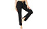 Mandala Side Slit Yoga - pantaloni fitness - donna, Black