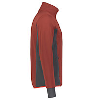 Meru Bornholm M - felpa in pile - uomo, Red/Grey