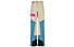 Meru Cevedale Print W - pantaloni da sci - donna, Beige/Azure/Pink