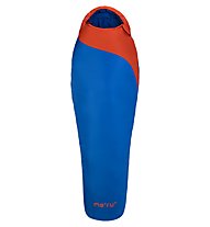 Meru Isar 6 - sacco a pelo sintetico, Blue/Orange