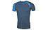 Meru New Speed Techno T-Shirt, Petrol/Royal Blue