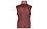 Meru Nunavut W - gilet in pile - donna, Dark Red