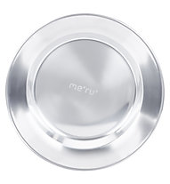 Meru Stainless Steel Plate 24cm - Teller, Grey