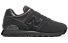 New Balance WL574 Winter Suede W - sneakers - donna, Black