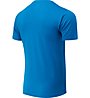 New Balance Essential Stacked Logo Tee - T-Shirt - Herren, Blue