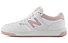 New Balance GSB480 - sneakers - bambina, White/Rose