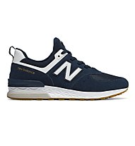 New Balance M574S Suede Mesh - sneakers - uomo, Blue