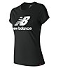 New Balance Port Style Optiks Short Sleeve Box - Fitnessshirt - Damen, Black