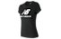 New Balance Port Style Optiks Short Sleeve Box - t-shirt fitness - donna, Black