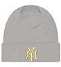 New Era Cap Metallic Logo W NY - berretto, Grey