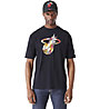 New Era Cap Miami Heat NBA Flame - T-shirt - uomo, Black