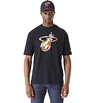 New Era Cap Miami Heat NBA Flame - T-shirt - Herren, Black