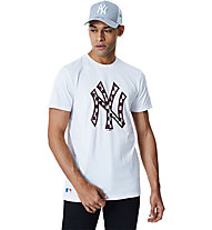 New Era Cap MLB Infill Logo New York Yankees - t-shirt sportiva - uomo, White