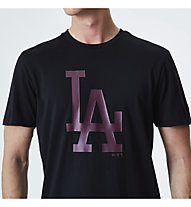 New Era Cap MLB Seasonal Team Los Angeles Dodgers - t-shirt sportiva - uomo, Black