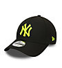 New Era Cap Pop Logo 9 Forty NY - Kappe, Black/Yellow