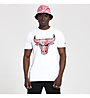 New Era Cap Print Infill Tee Chicago Bulls - t-shirt basket, White