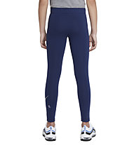 Nike Air Big Kids' Leg - pantaloni fitness - bambina, Blue
