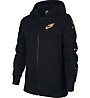 Nike Air Fleece - giacca sportiva - bambina, Black