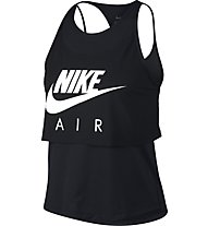Nike Air Gx - top running - donna, Black