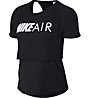Nike Air Top Gx - maglia running - donna, Black