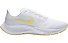 Nike Air Zoom Pegasus 37 - neutrale Laufschuhe - Damen, White/Yellow