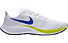 Nike Air Zoom Pegasus 37 - Laufschuhe neutral - Herren, White/Blue