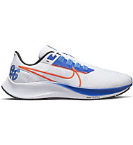 Nike Air Zoom Pegasus 38 - scarpe running neutre - uomo, White/Orange/Blue
