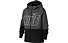 Nike Therma Hoodie Grafic - giacca con cappuccio - bambino, Black/Grey