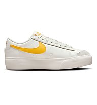 Nike Blazer Low Platform - Sneaker - Damen, White/Yellow