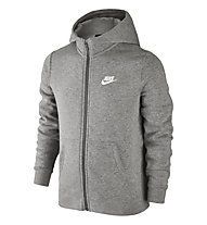 Nike Boys' NSW Hoodie FZ Club - giacca fitness - ragazzo, Grey