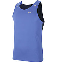 Nike Breathe Rise 365 Hybrid - top running - uomo, Light Blue