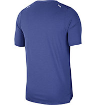 Nike Breathe Rise 365 Hybrid - Laufshirt - Herren, Blue