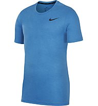 Nike Breathe Training - T-Shirt Fitness - Herren, Light Blue