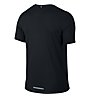 Nike DF Miler T-shirt running, Black/Refl.Silver