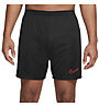Nike Dri-FIT Academy - pantaloni calcio - uomo, Black/White/Red