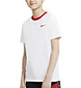 Nike Dri-FIT Swoosh - T-shirt - ragazzo, White/Red