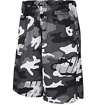 Nike Dri-FIT Camo Training - pantaloni corti fintess - ragazzo, Grey/White/Black