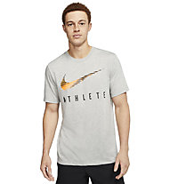 Nike Dri-FIT Graphic Training - T-shirt fitness e training - uomo, Dark Grey