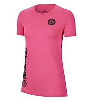 Nike Dri-FIT Icon Clash W's Training - T-Shirt Fitness - Damen, Pink
