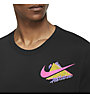 Nike Dri-FIT M Graphic Training - T-shirt Fitness - Herren, Black