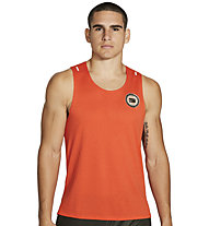 Nike Dri-FIT Miler Wild Run Graphic Run - top running - uomo, Orange