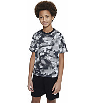 Nike Dri-FIT Multi Jr - T-Shirt - Jungs , Black/White
