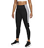 Nike Dri-FIT One Mid-Rise 7/8 - pantaloni fitness - donna , Black