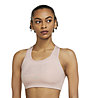 Nike Dri-FIT Swoosh Medium-Support - Sport BH - Damen, Light Pink