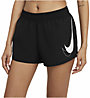Nike Dri-FIT Swoosh Run - pantaloni corti running - donna, Black