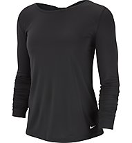 Nike Dri-FIT Training - maglia a maniche lunghe - donna, Black