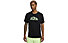 Nike Dri-FIT UV Miler Studio '72 - Laufshirt - Herren, Black/Light Green